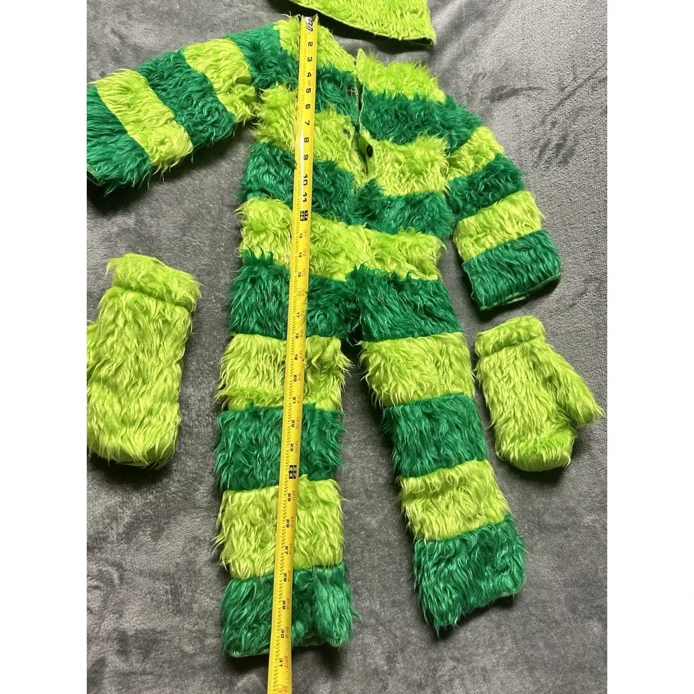 Yo Gabba Gabba Brobee Deluxe Toddler 2T Hat Mittens Full Costume Set Halloween